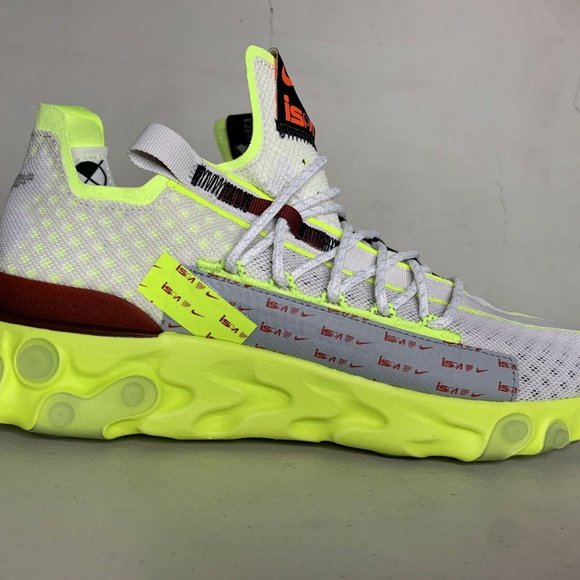 Men’s Nike React Runner ISPA. Platinum Tint/Volt G - Picture 6 of 8